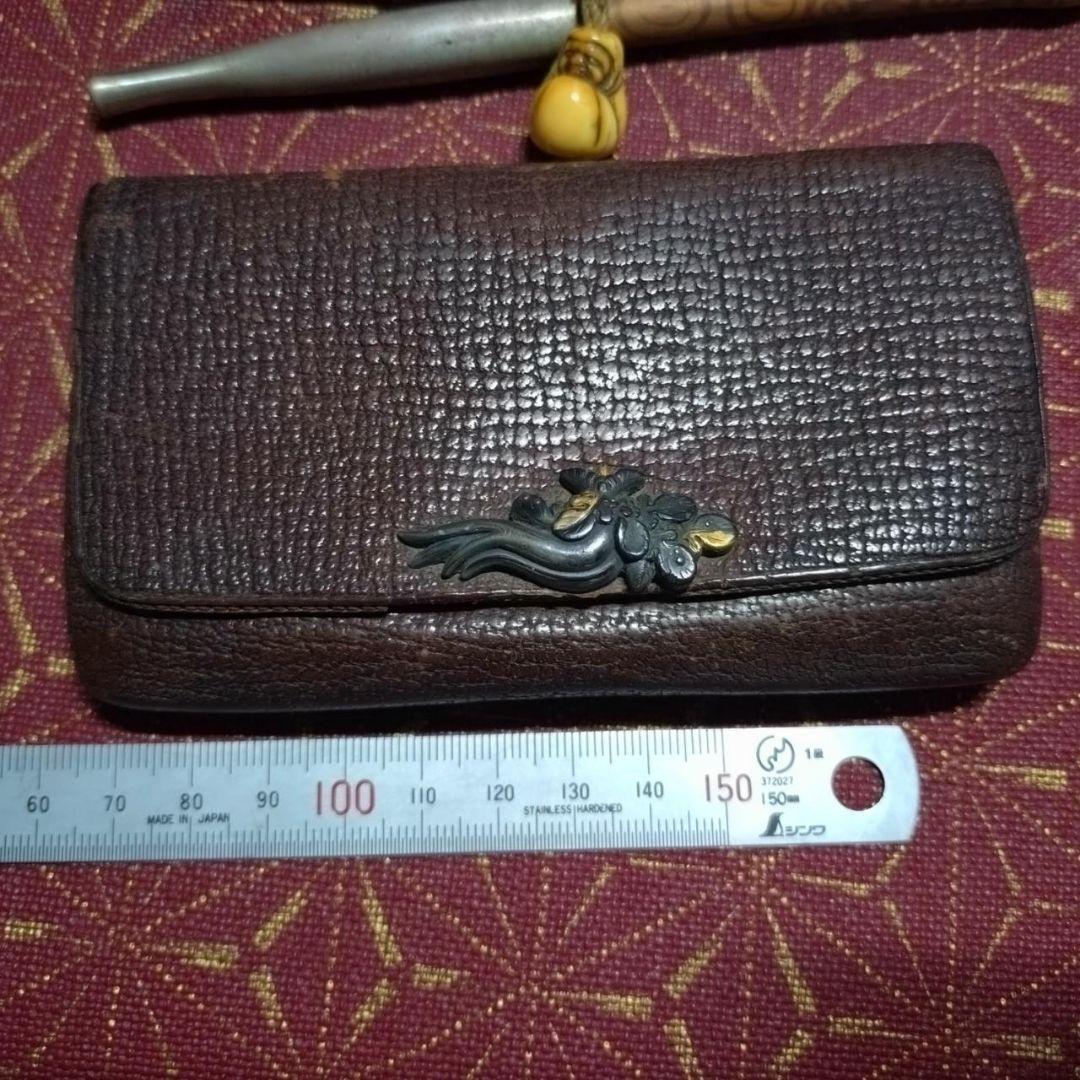 煙管 煙管筒 煙草入 前金具