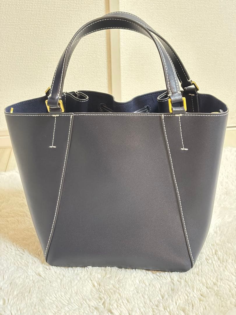 TORY BURCH モノグラムジャカードバケットバッグ