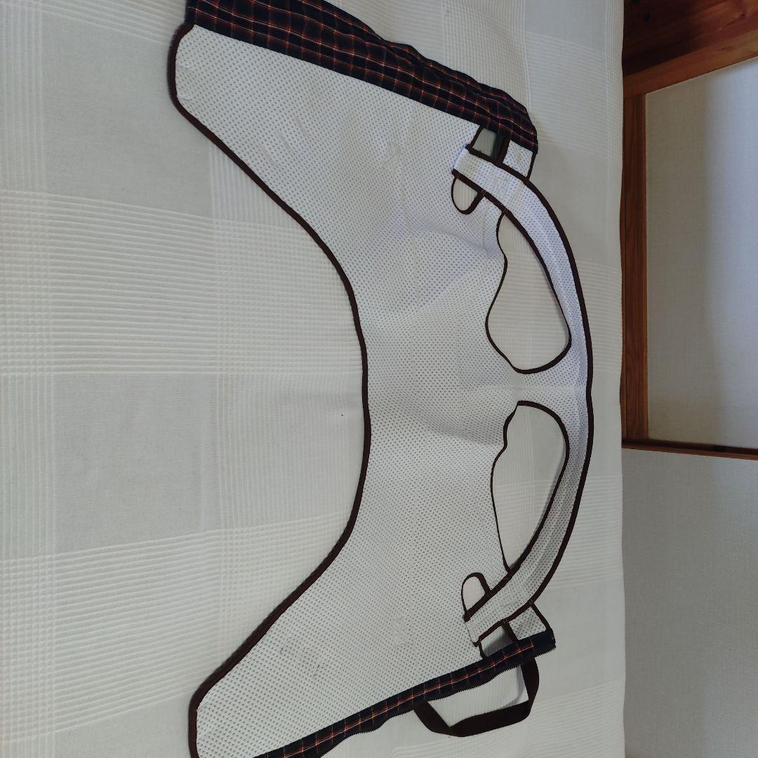 大型犬用チェック柄介護ハーネス