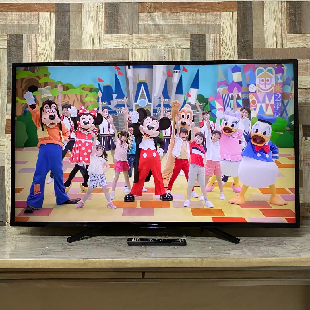 全国送料込❣️フナイ55型4K録画機能1TB付Androidテレビネット動画視聴