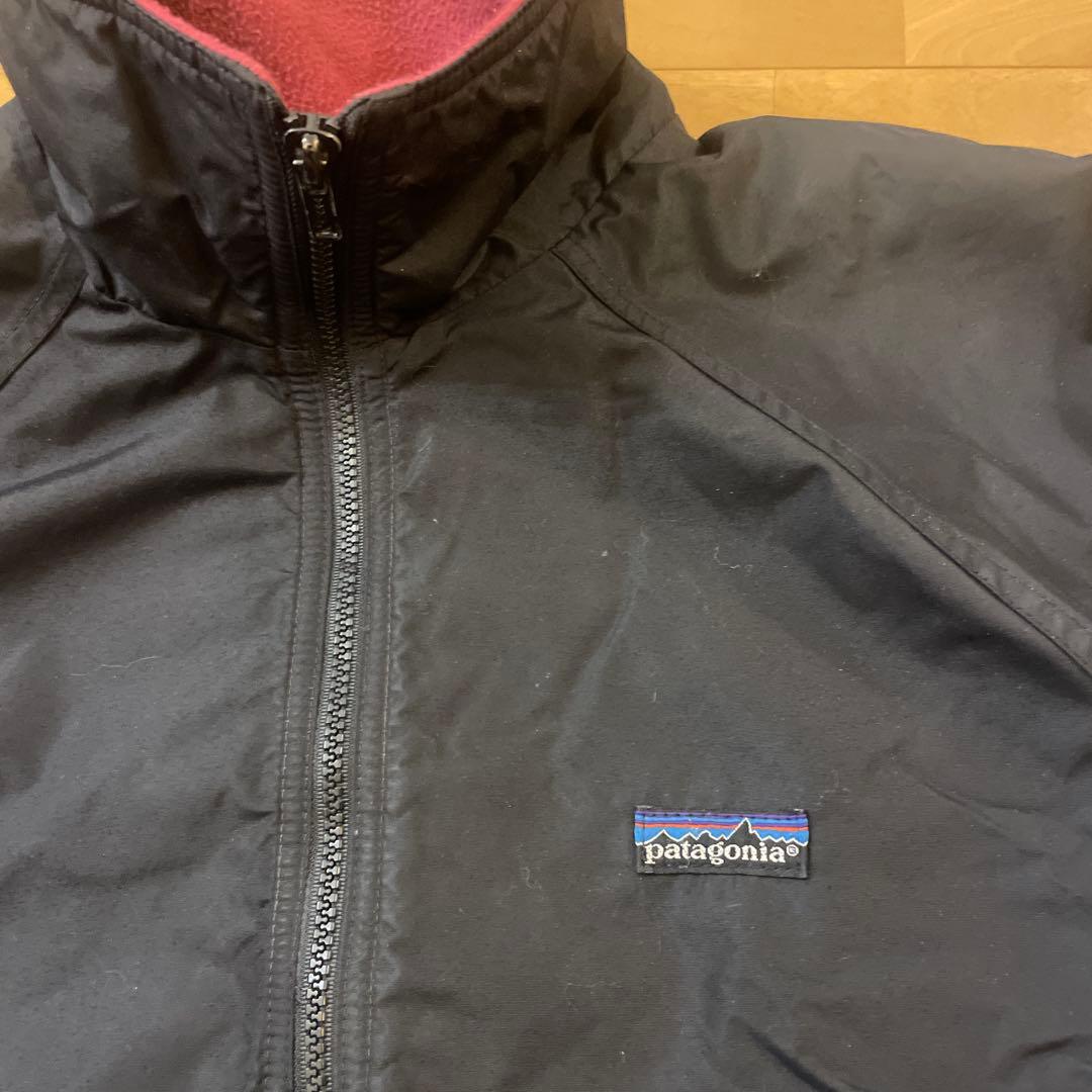 ミ*ト様 80s 黒 パタゴニア シェルドシンチラ ナイロンブルゾン ジャケット