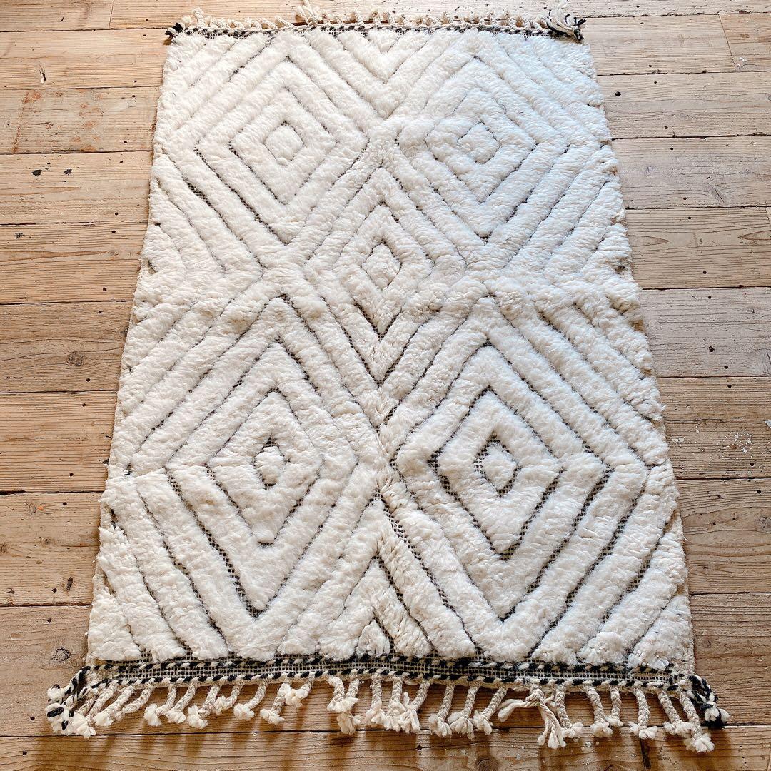 モロッコ ベニワレン Beniourain ラグ 約98×147cm