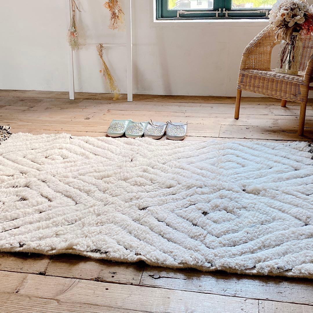 モロッコ ベニワレン Beniourain ラグ 約98×147cm