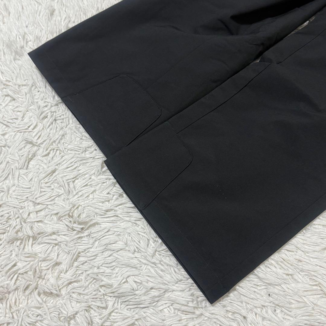 デサント スキーウェア サイズM 洗える フード 上下セット ブラック グレー