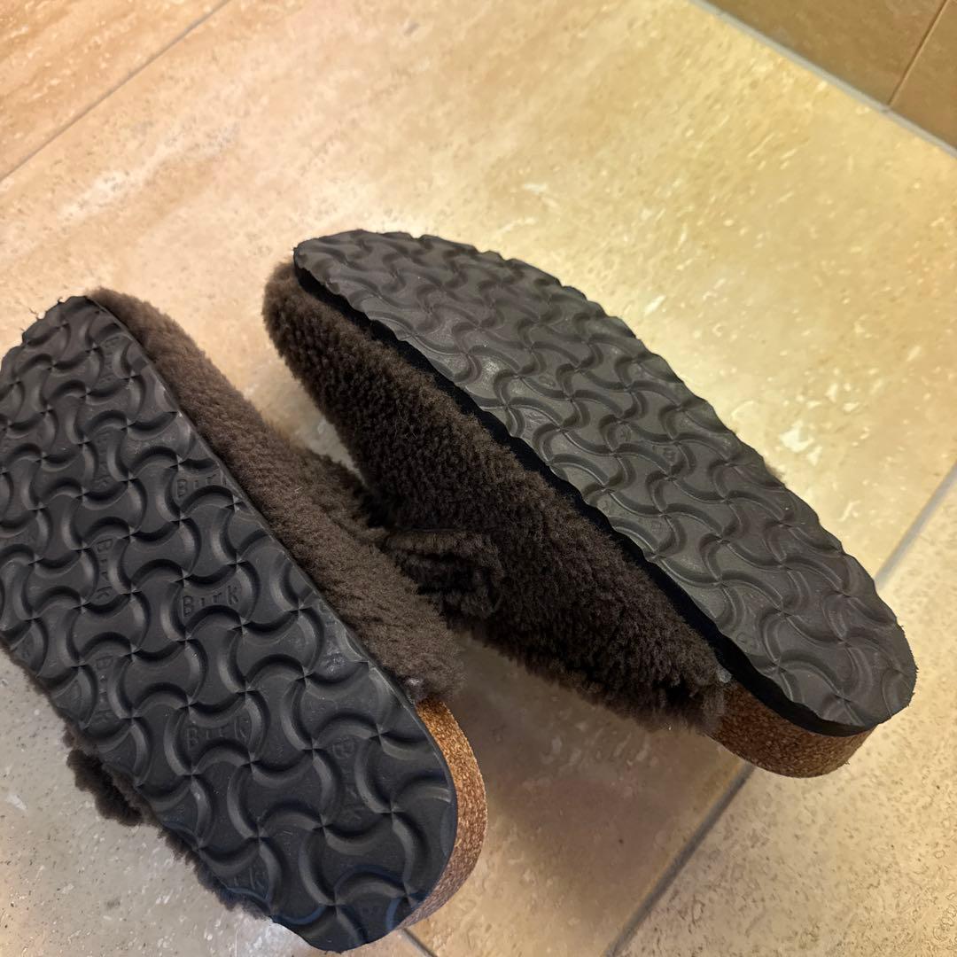 ビルケンシュトック BOSTON BB TEDDY グレー24 箱付き