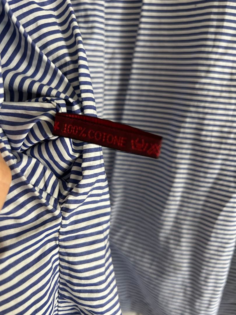 daniela gregis ダニエラストライプ ブラウス