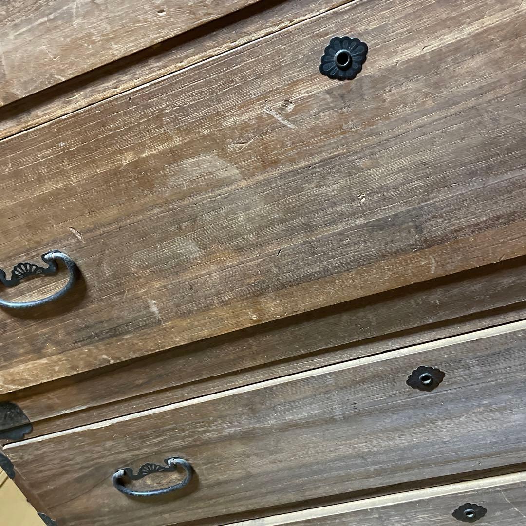 ①レトロタンス和箪笥　衣類収納　ヴィンテージ