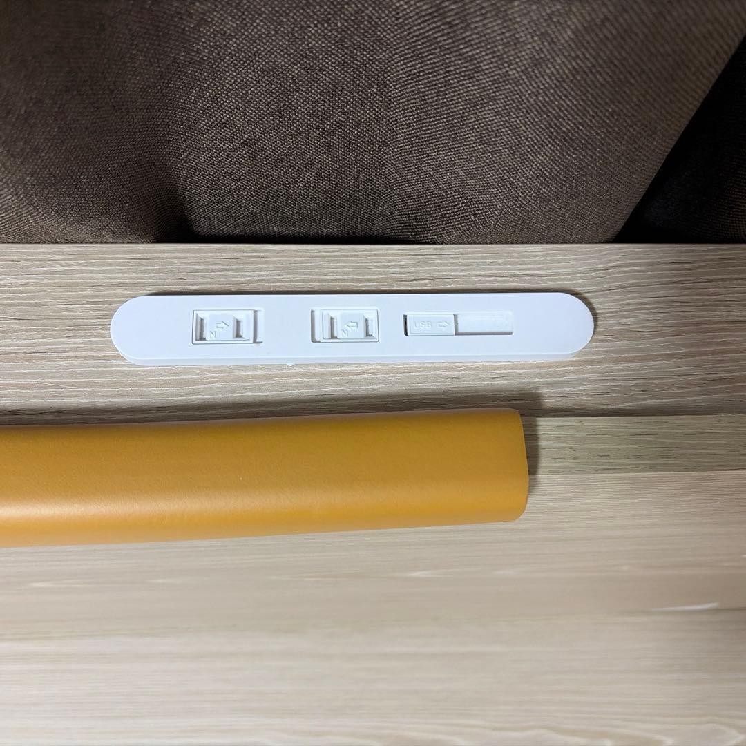 タンスのゲン ダブル　ローベッド 宮棚付き USB コンセント　横浜市引き取り