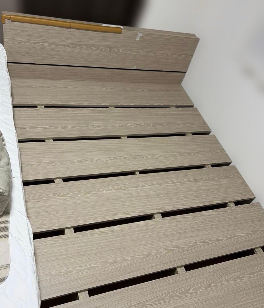 タンスのゲン ダブル　ローベッド 宮棚付き USB コンセント　横浜市引き取り