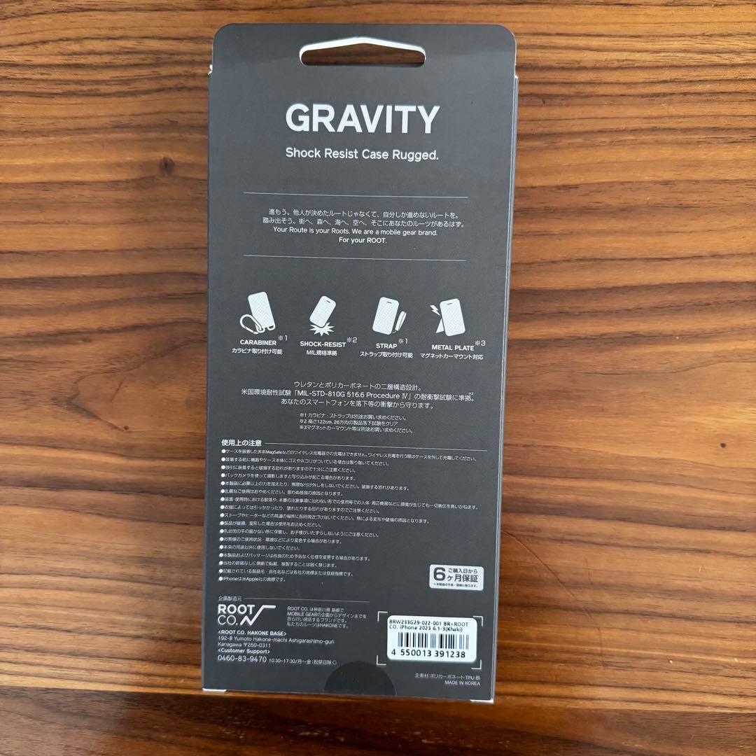 【新品】BRIEFING × ROOT CO スマホケース　カーキ色