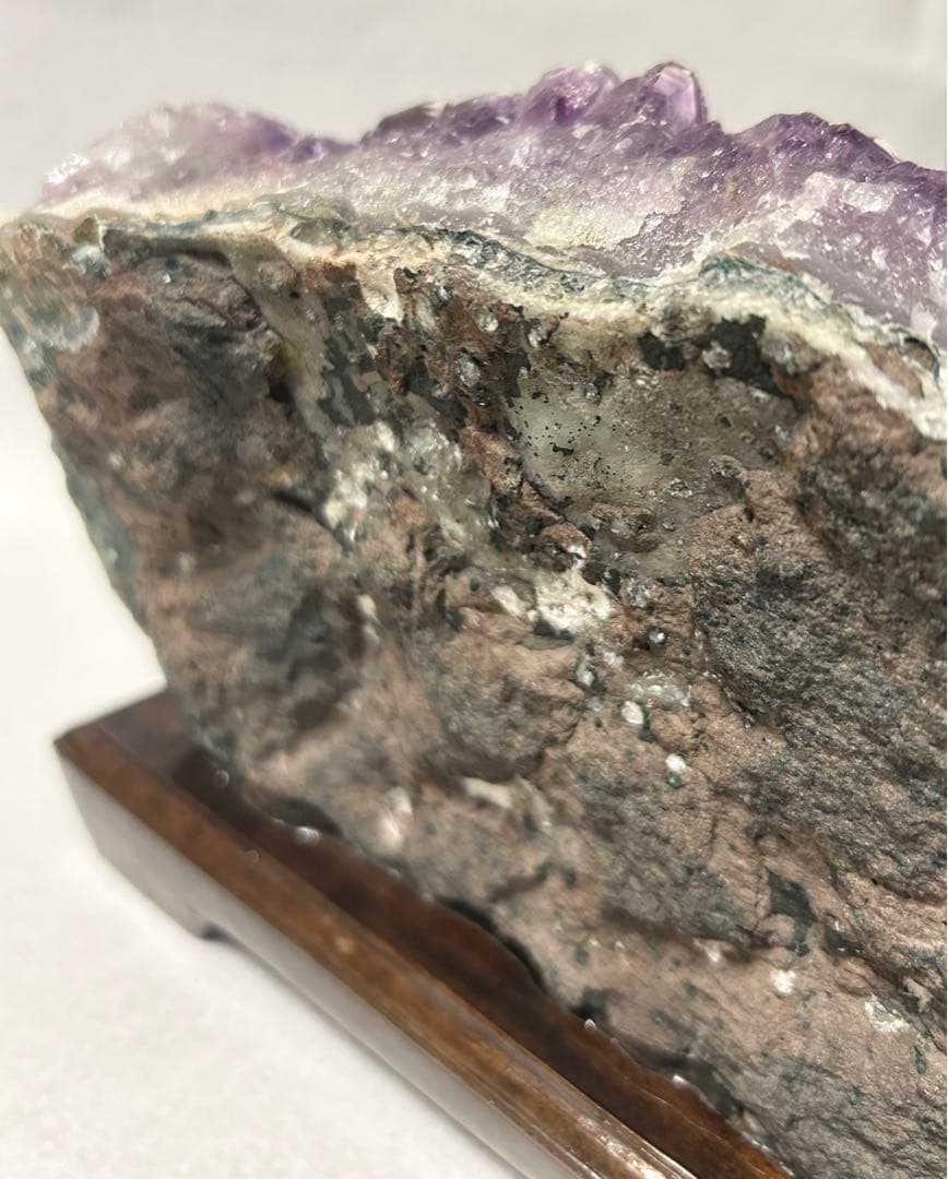 アメジスト オブジェ 2kg超 天然石 パワーストーン インテリア