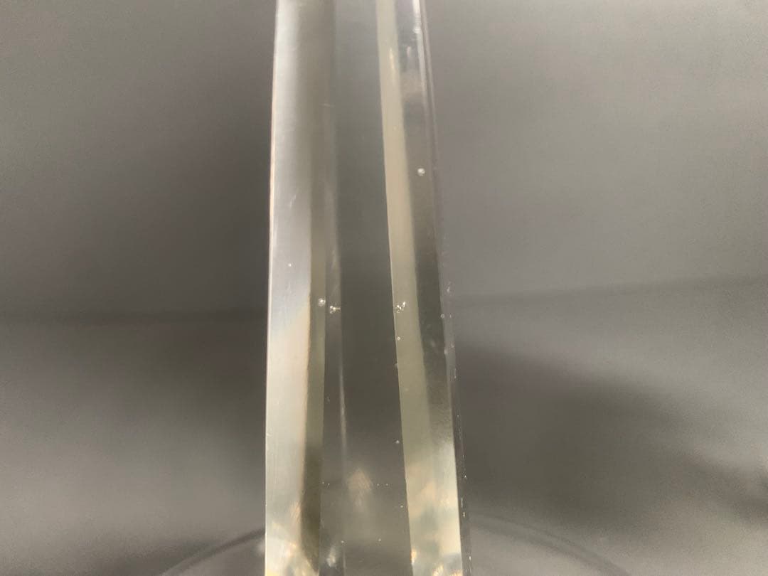 剣先 蓋付 ガラス瓶 ウランガラス 戦前 駄菓子瓶 気泡硝子 脚付 キャニスター