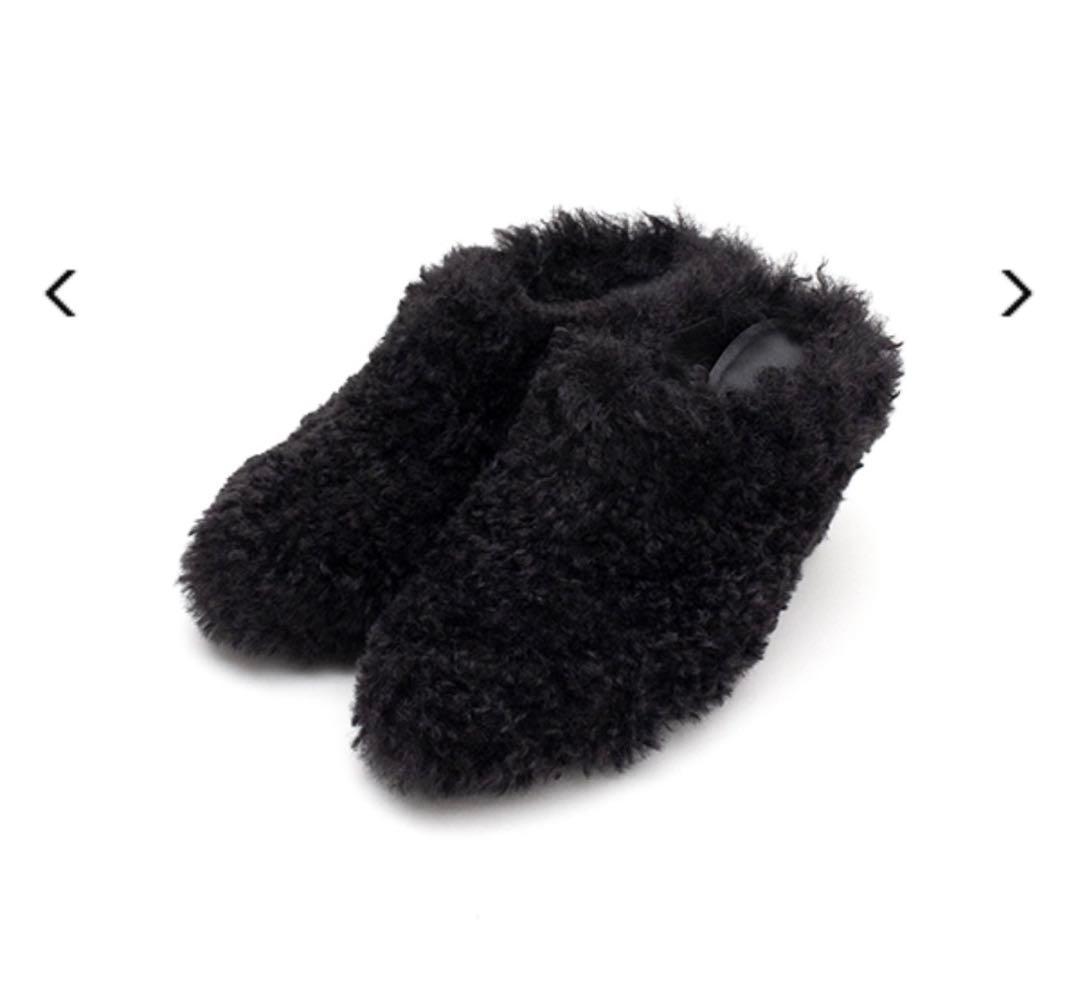 靴 HYKE FAUX SHEARING PUMPS