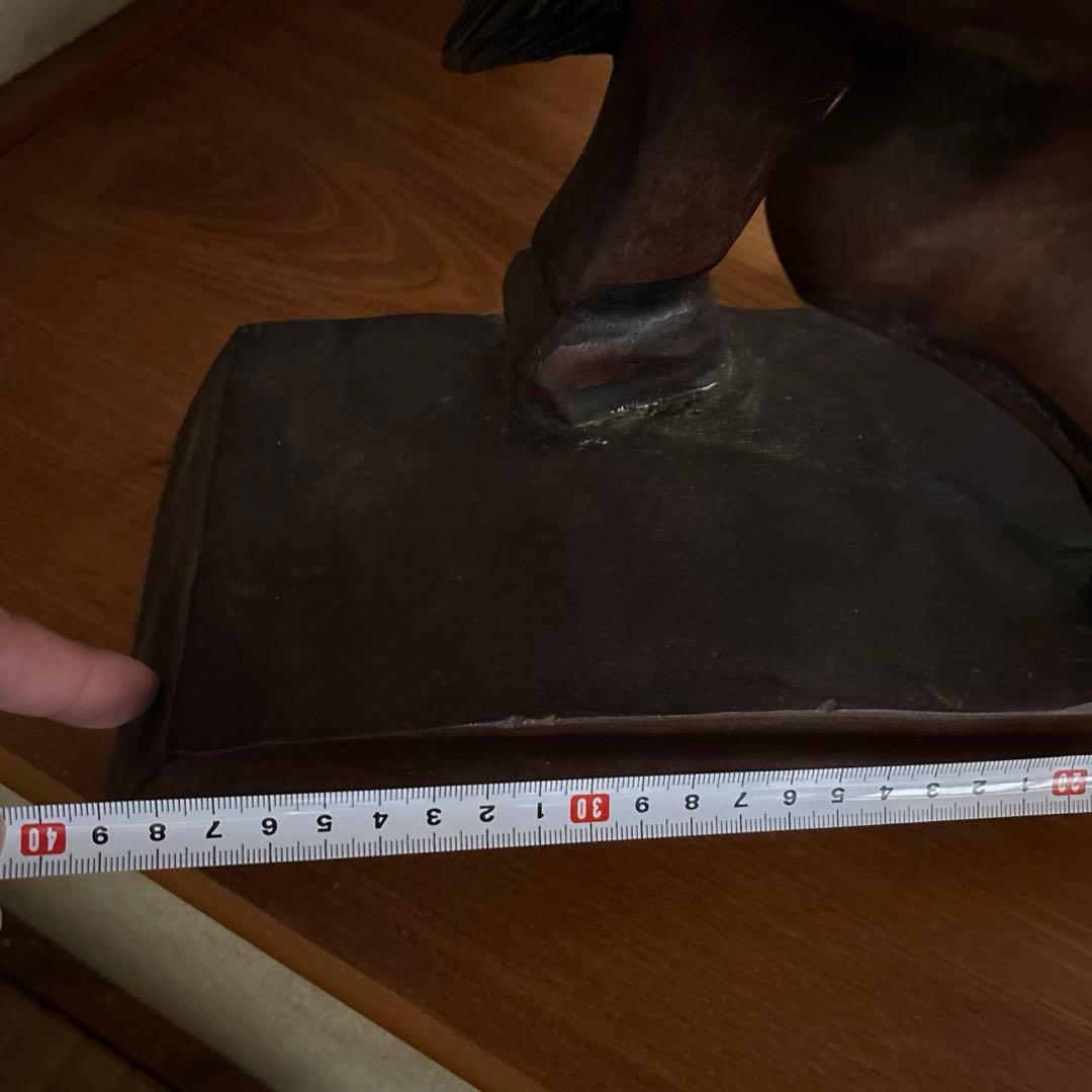 馬　木彫　置物　高さ約60センチ