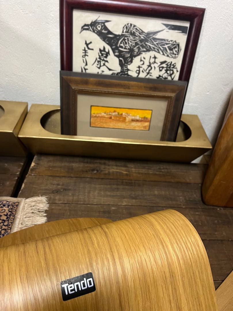 v*a様 【美品】高級品 天童木工 木製 座椅子 藤森健次 曲げ木 名作椅子 4