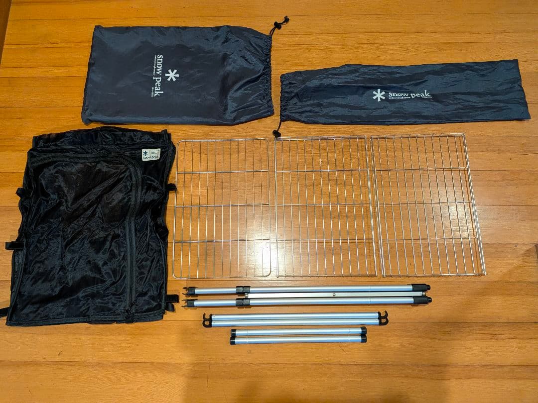 ✨美品✨ 廃盤 スノーピーク peak ネットラックスタンド セット