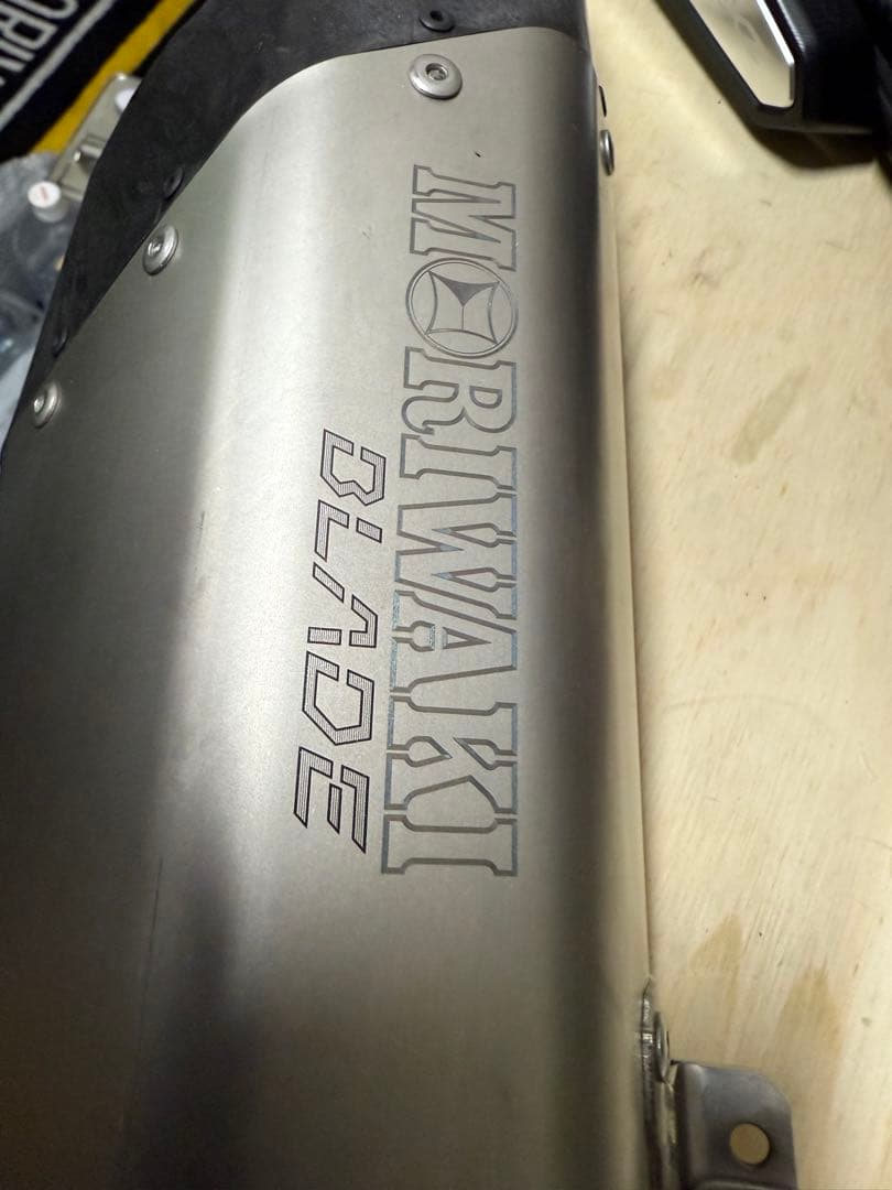 美品 ZX-4R JMCA認証 モリワキBLADE スリップオンマフラー