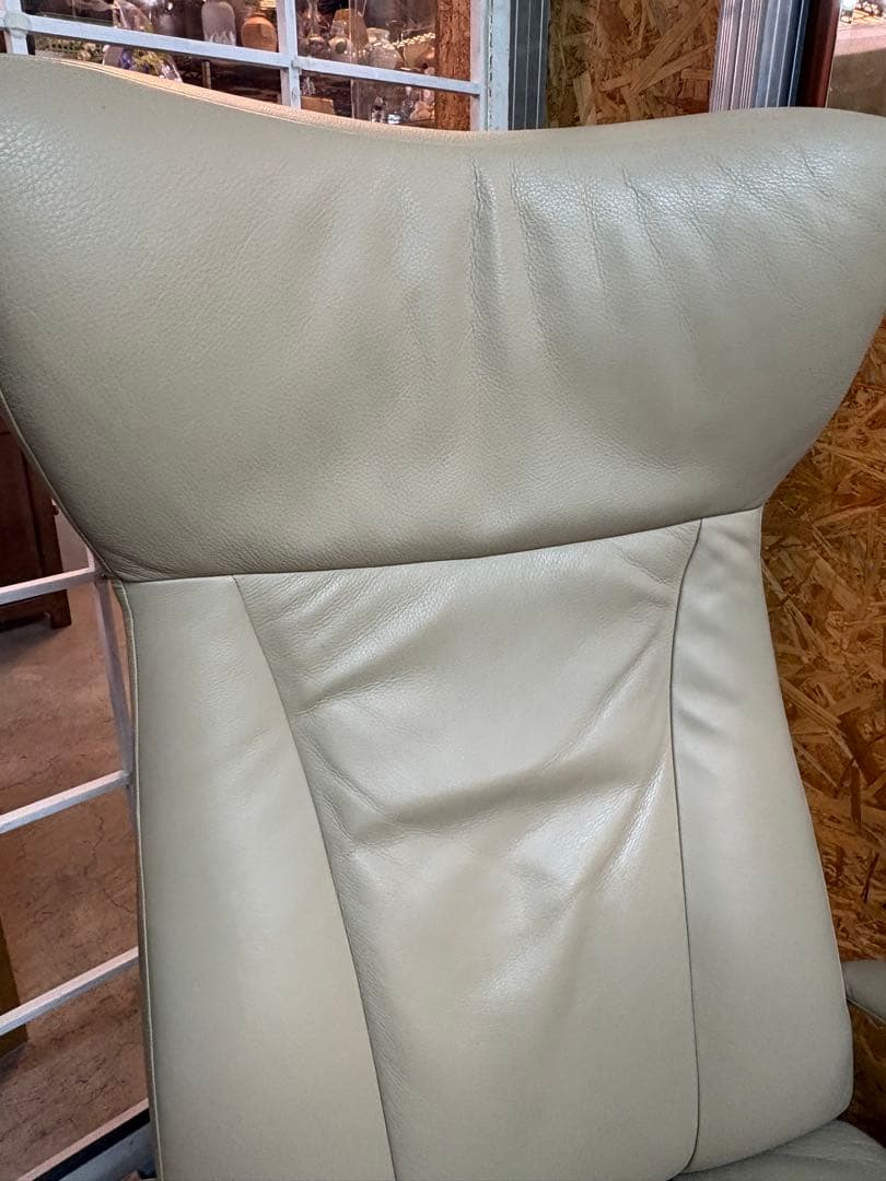 カリモク リクライニング　ソファ　 ディレトーレ ベージュ系 フットレスト付