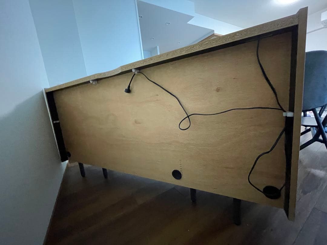 パモウナ　国産サイドボード　ダイニングボード　シルキーアッシュ　幅160