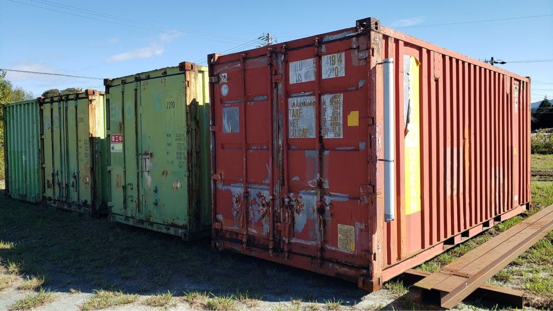 20フィート海上コンテナ （シャッター付きもあり）