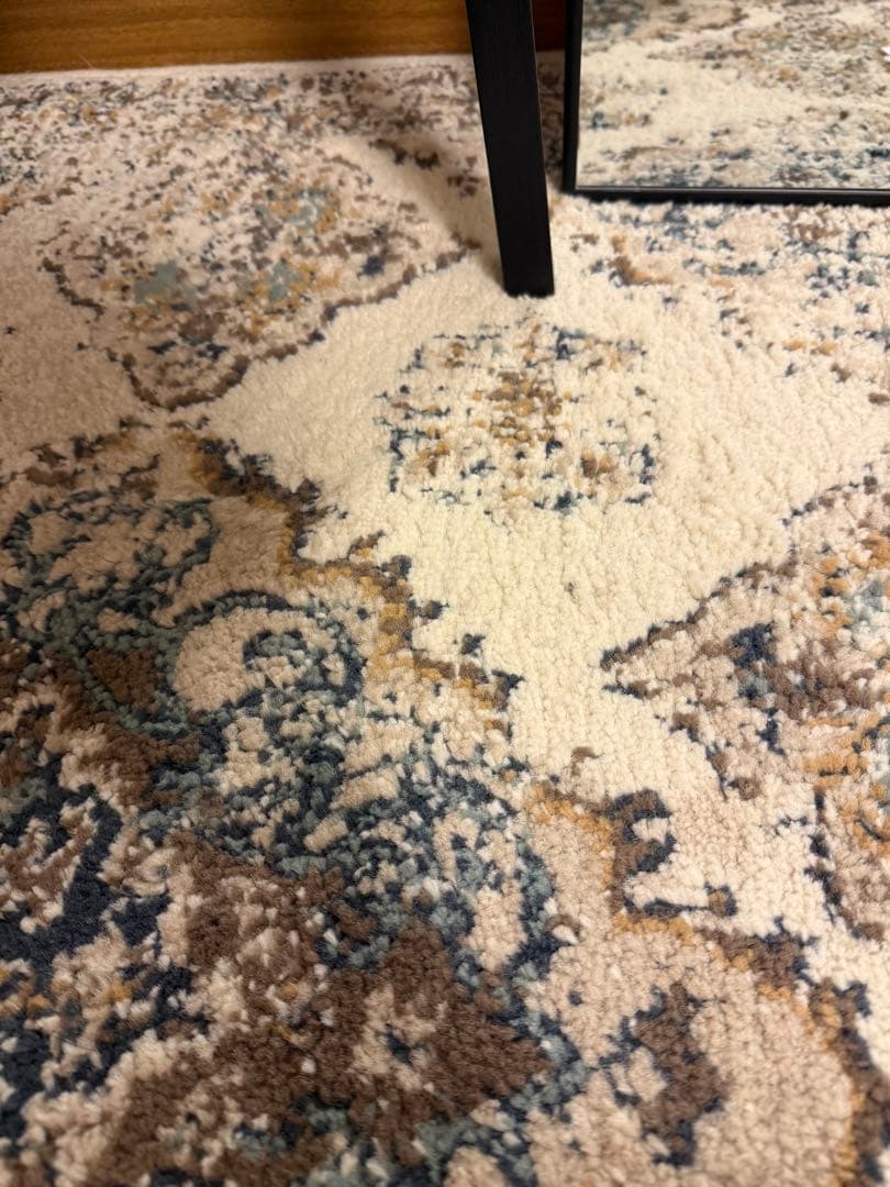 オリエンタルパターン ラグ カーペット 絨毯 約200×250cm Amira