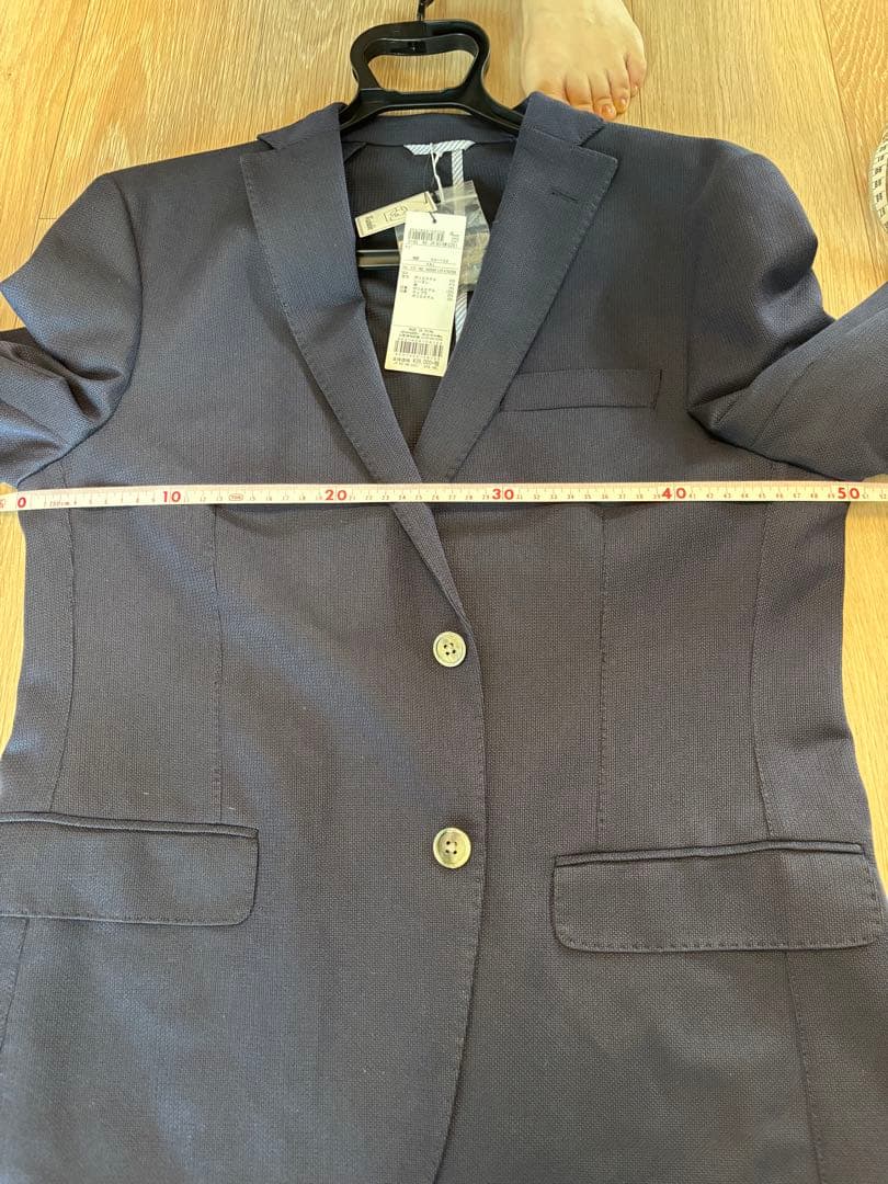 オンワード23区　ネイビー ビジネスジャケット