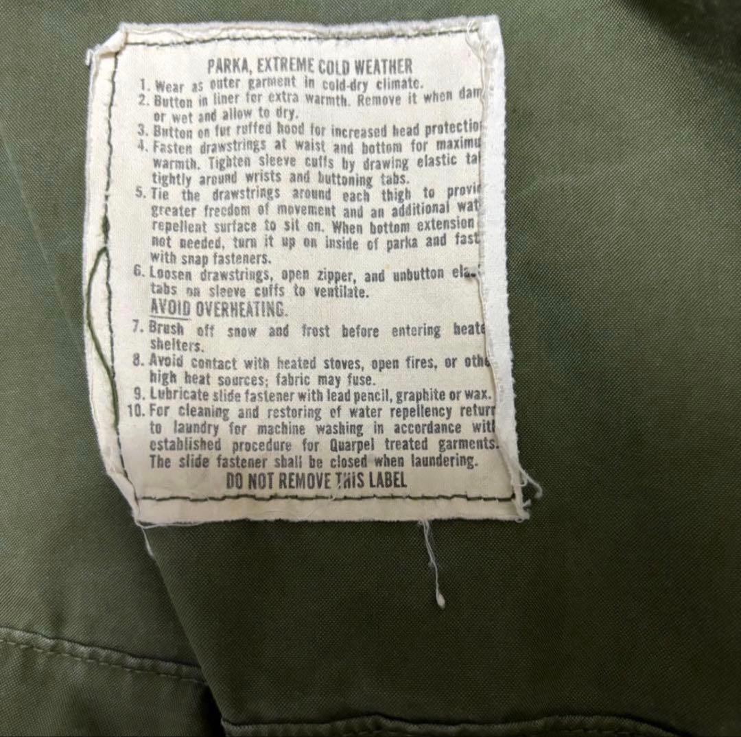 70's M65 フィッシュテールパーカー フルセット XS-R