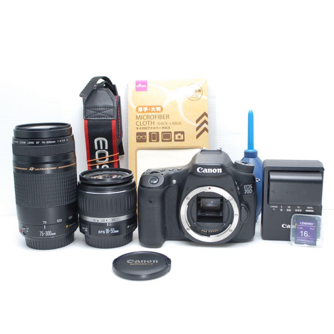 ✨Canon EOS 70D✨高画質 Wi-Fi内蔵 スマホ転送OK 美品