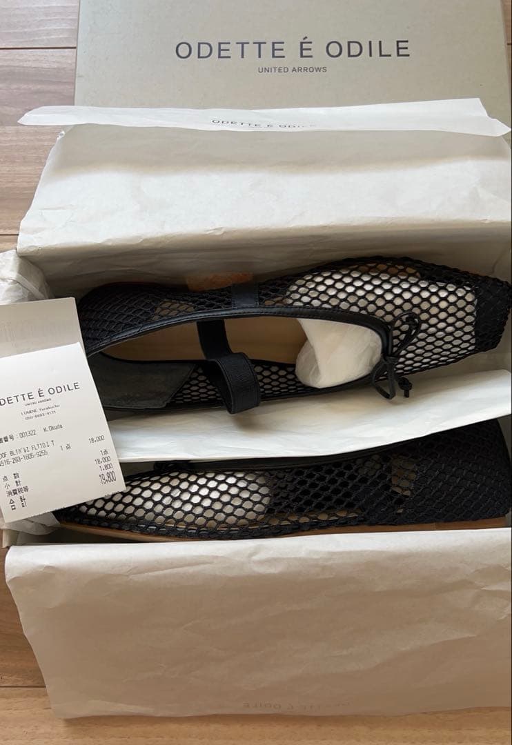 極美品◼️ODETTE É ODILE ◼️メッシュバレエシューズ