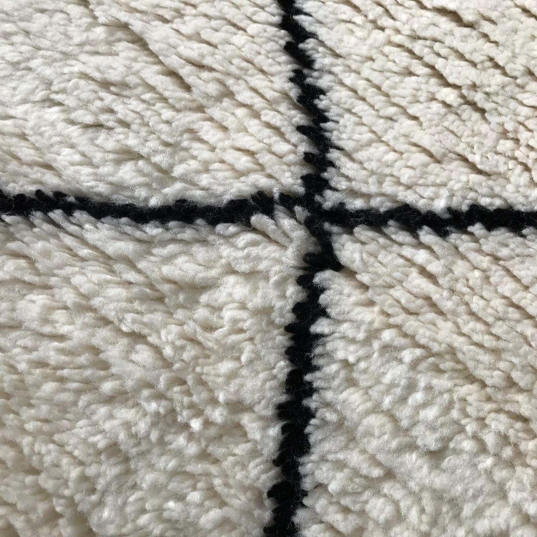 モロッコの伝統的な ラグ ラグマット ベニワレン風 100x150cm A 北欧