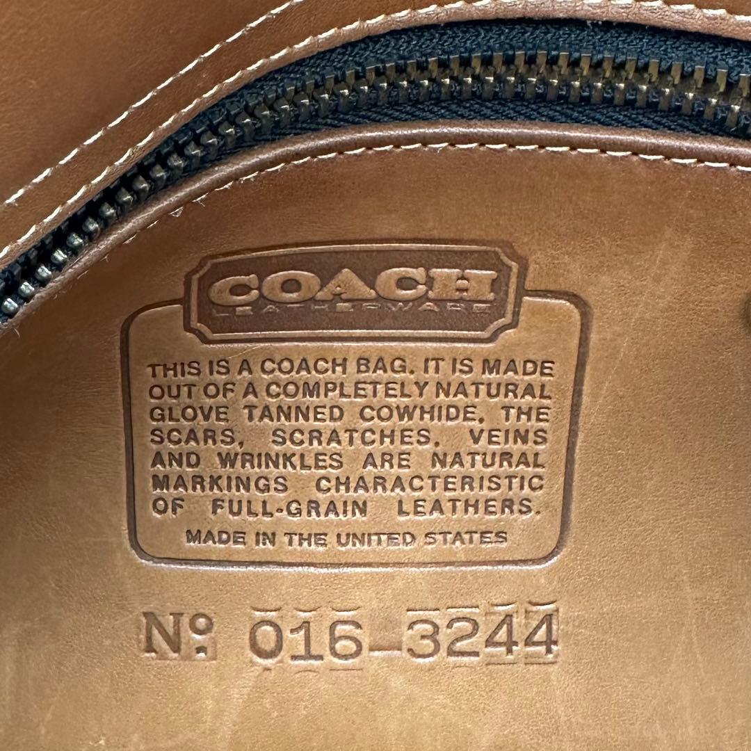 COACH オールド コーチ ショルダーバッグ ブラウン US製 3244