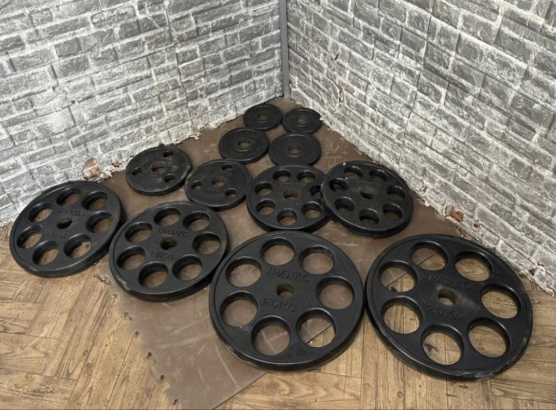 IVANKO/イヴァンコ 計107.5kg オリンピック ラバー プレート