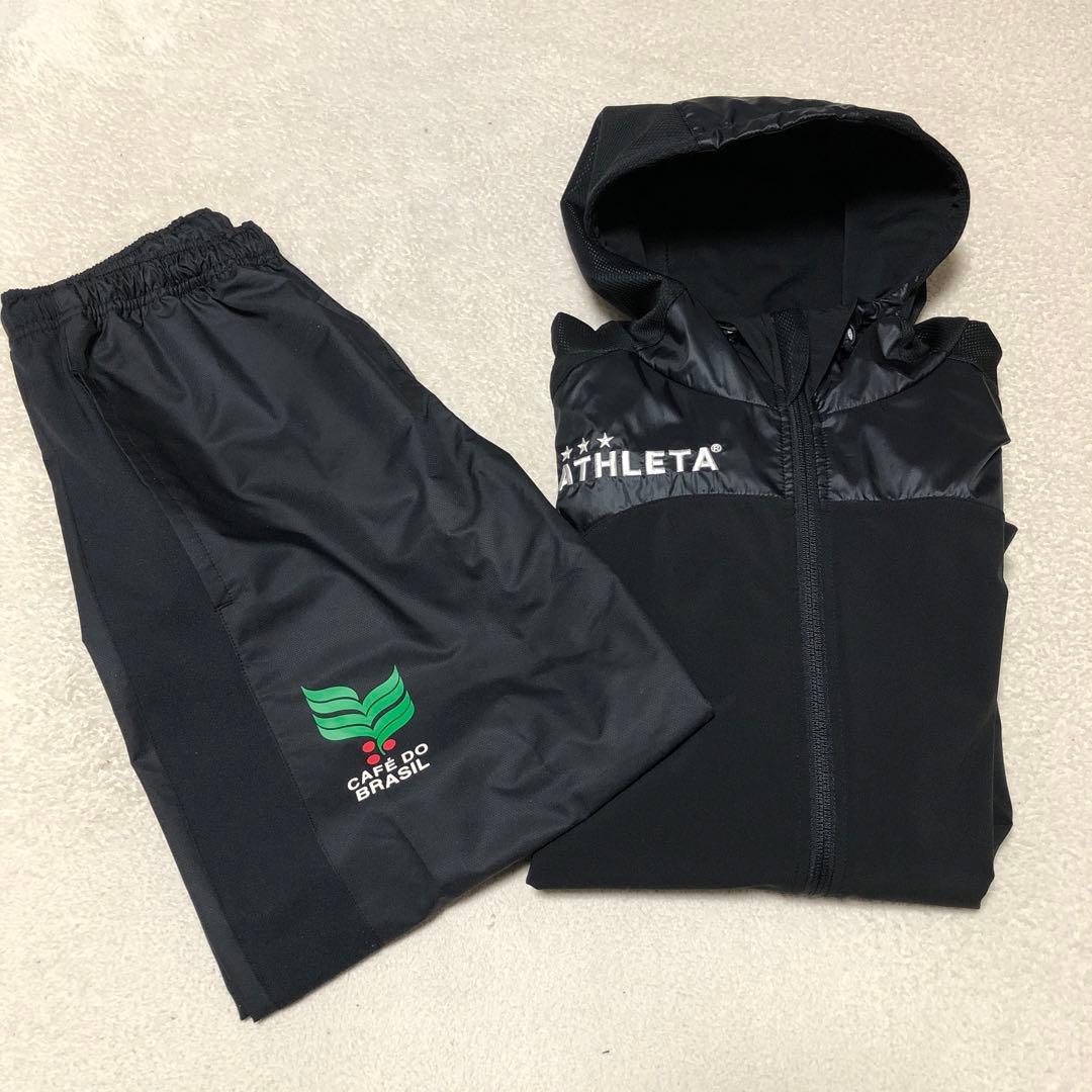 美品　ATHLETA ウインドブレーカー上下　セットアップ　防寒　ブラック　M