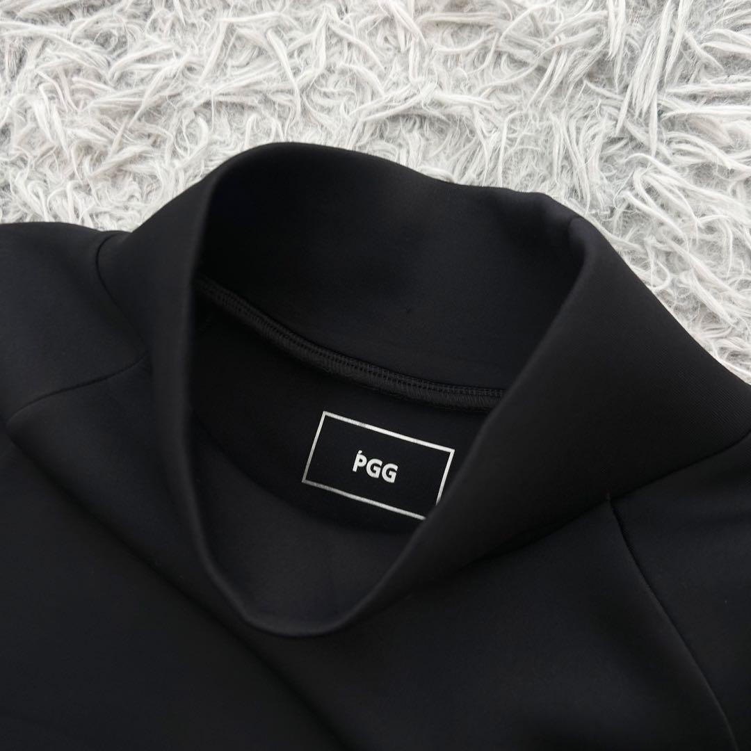 新品　PGG パーリーゲイツ　ハイネック　長袖カットソー　プルオーバー　ネイビー