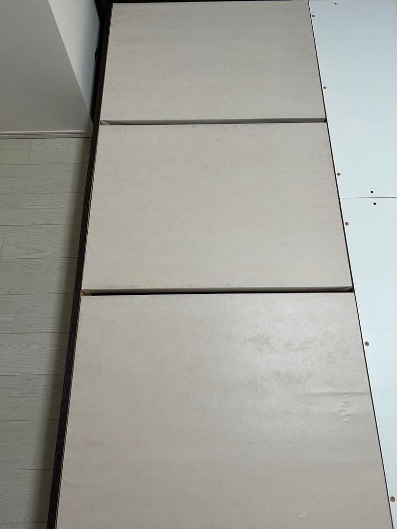 ニトリ　収納付ダブルベッドフレーム　マットレス付