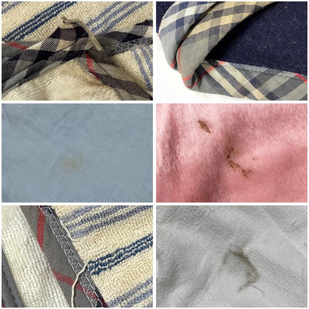 中古 ブランド毛布 まとめて 9枚 厚手 薄手 タオルケット Burberry