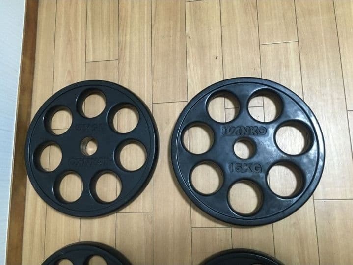 IVANKOイヴァンコ オリンピックプレートセット計67.5kg 穴径50mm