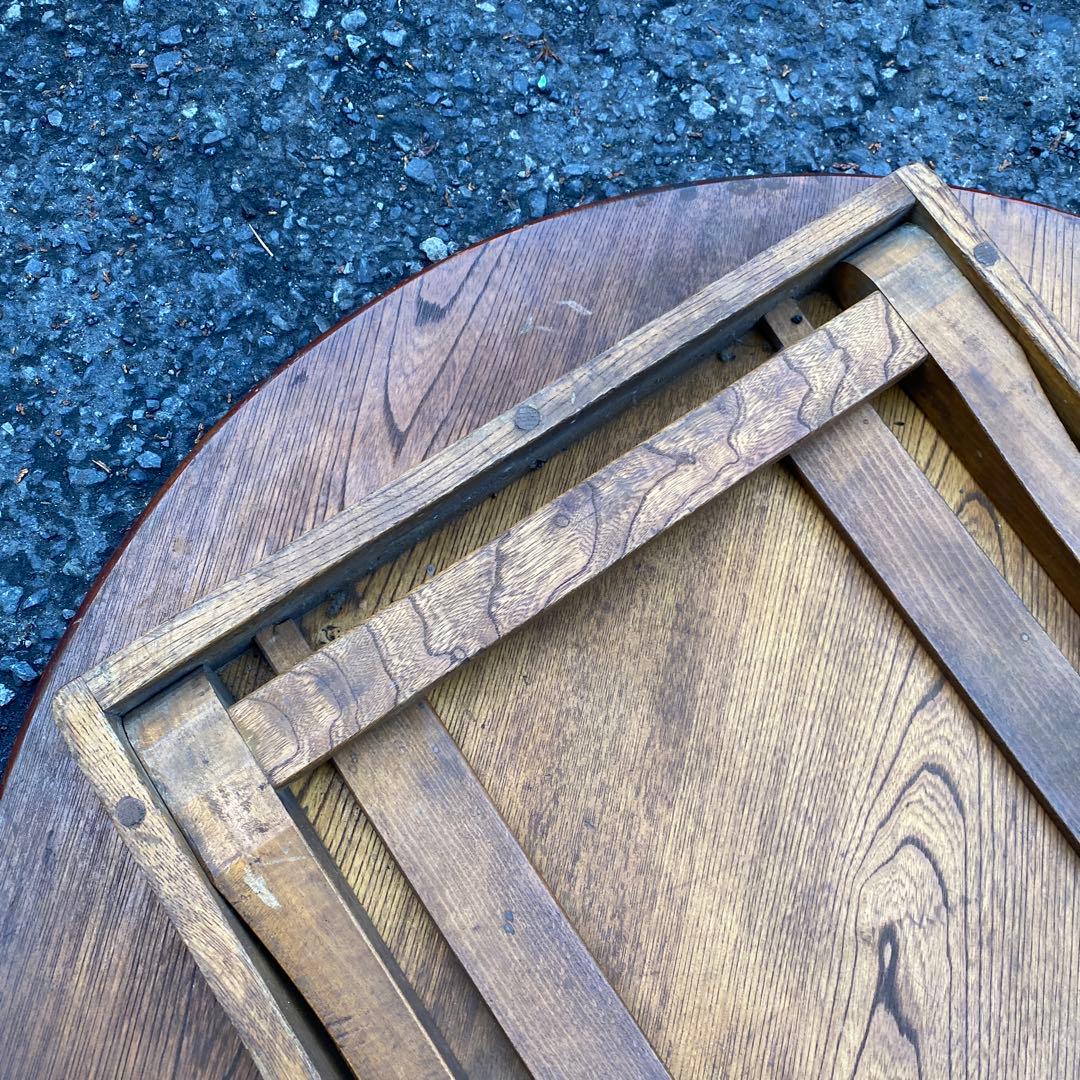 昭和の食卓 天然木 ちゃぶ台 丸テーブル 円卓 和を演出 直径 74㎝