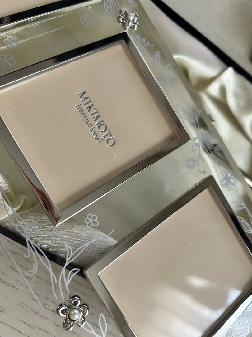 新品未使用ミキモト☆MINIMOTOクリスタル フォトフレームガラス