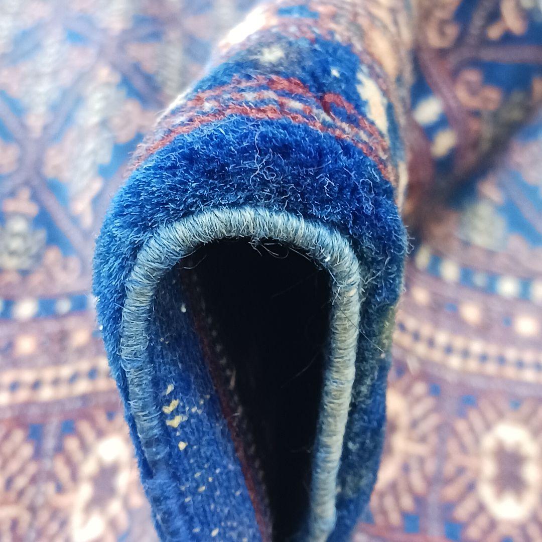 専用Y3139 パキスタン絨毯 ウール 手織り 187×126㎝ トライバルラグ