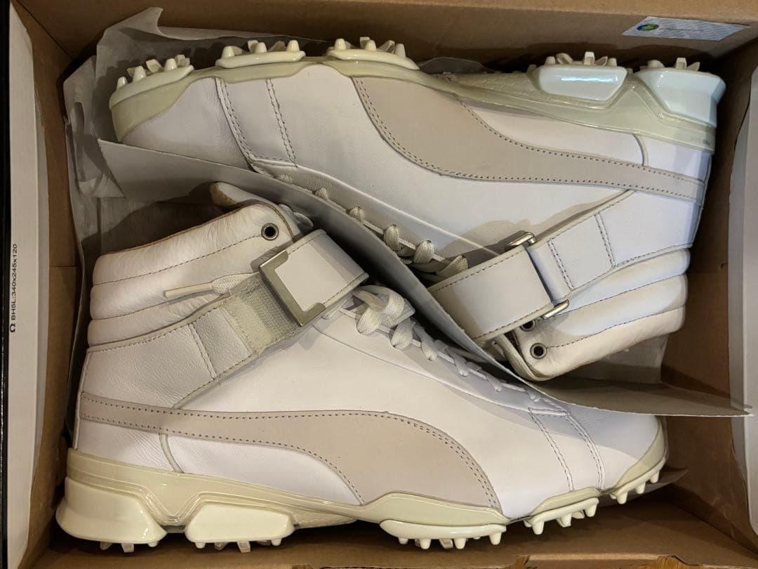 PUMA プーマ　タイタンツアーイグナイトハイトップゴルフシューズ　ホワイト