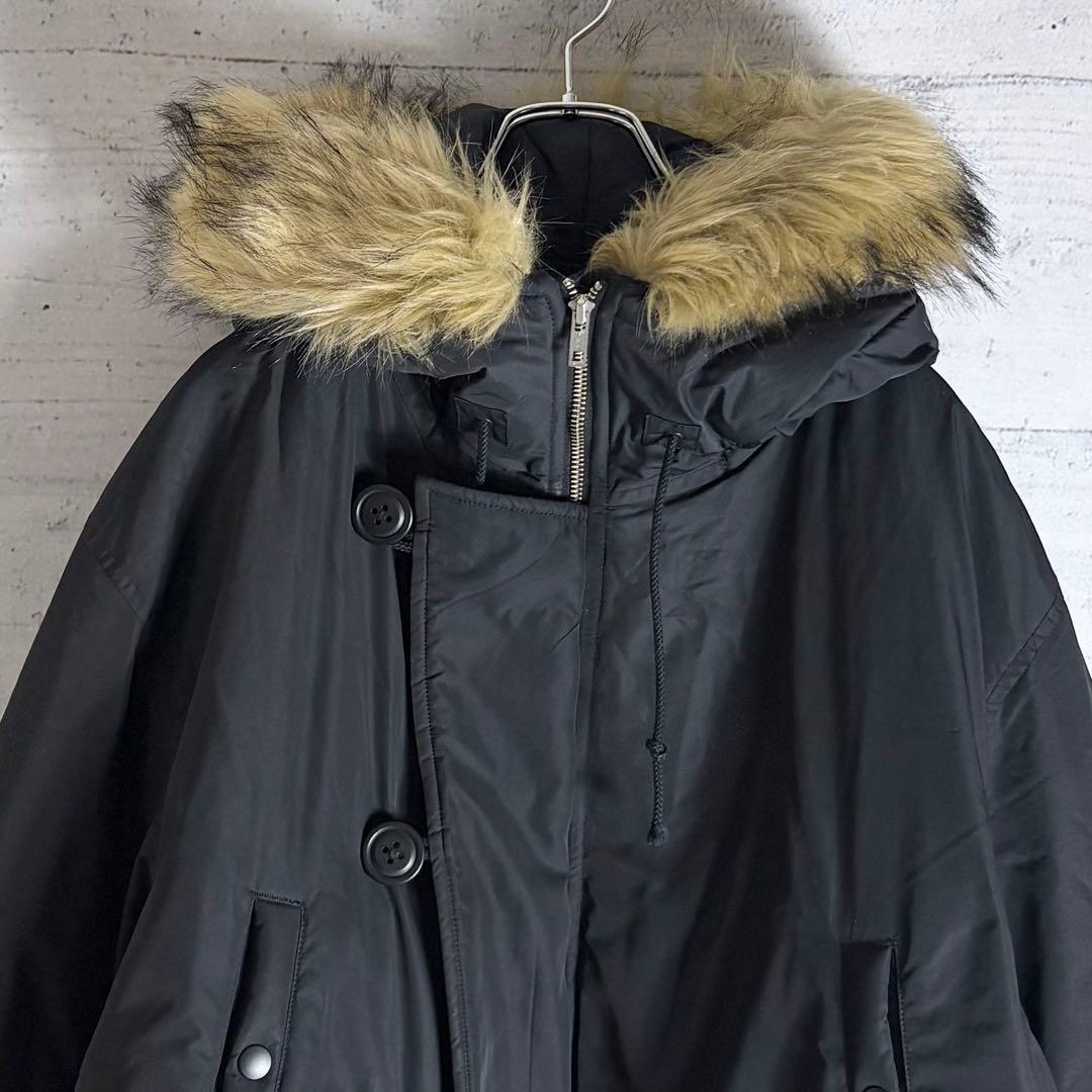24FW ワコマリア N-3B フライトジャケット ファー L