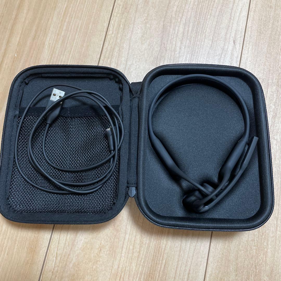 SHOKZ OPENCOMM 骨伝導ヘッドセット ブラック