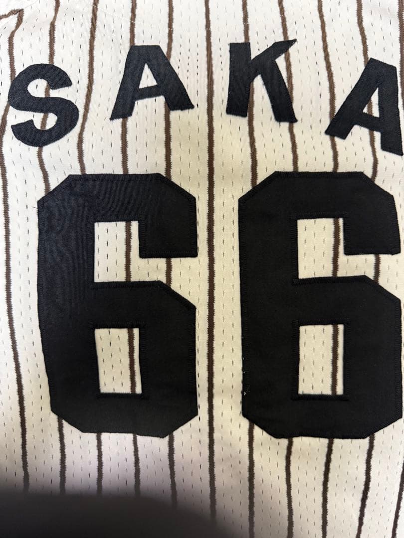 阪神タイガース　1990年　坂孝一　実使用ユニフォーム　デサント　上下セット