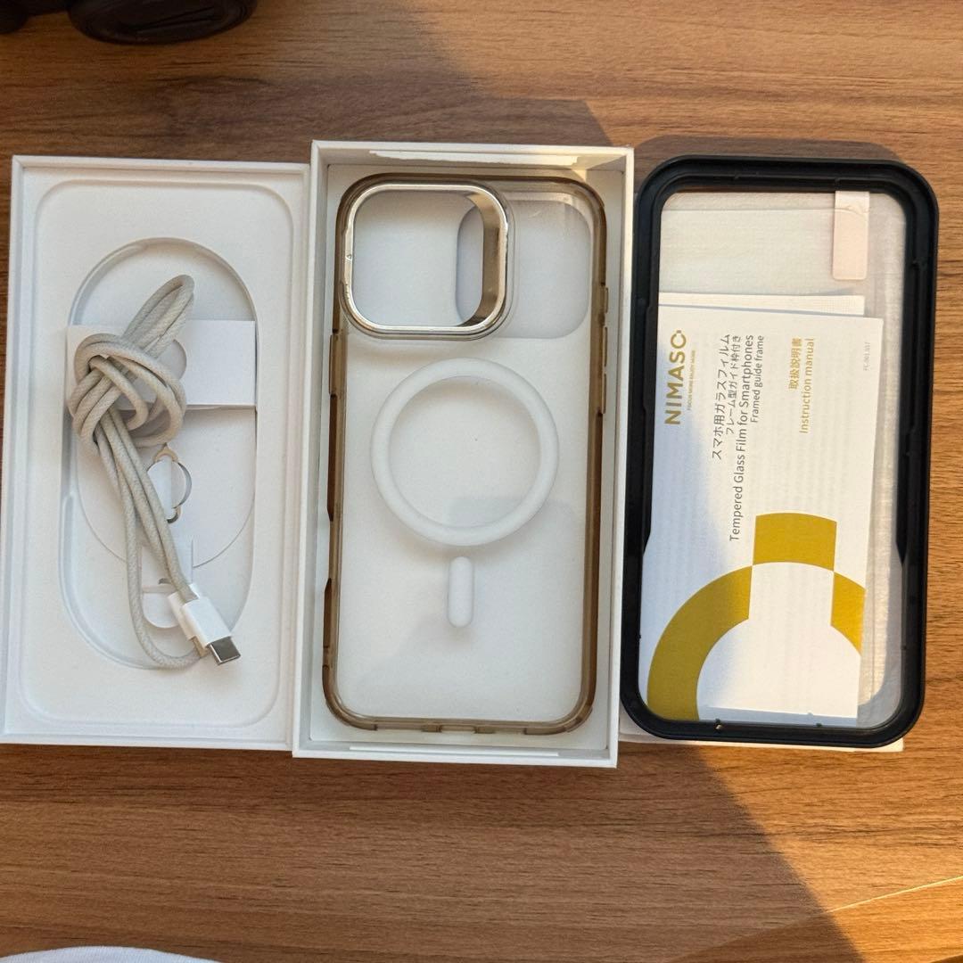 【最終値下げ】美品！ iPhone 16pro max ナチュラルチタニウム