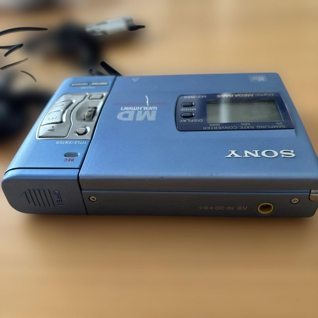 【希少品】SONY MZ-R50 ポータブルMDプレーヤー