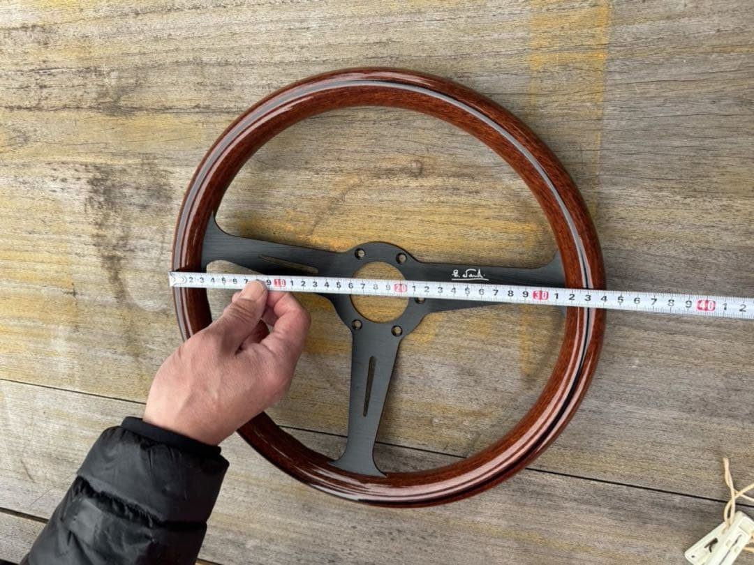 NARDIステアリング33cm ブラウン