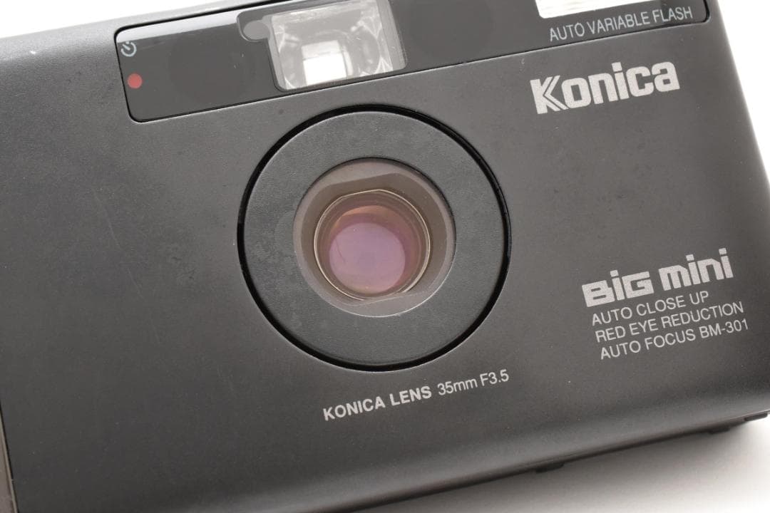 美品 コニカ BIG MINI BM-301 コンパクト フィルム カメラ