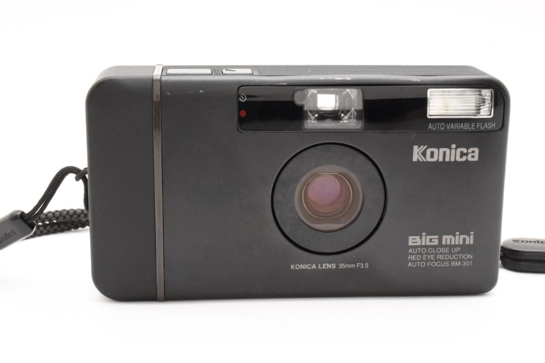 美品 コニカ BIG MINI BM-301 コンパクト フィルム カメラ