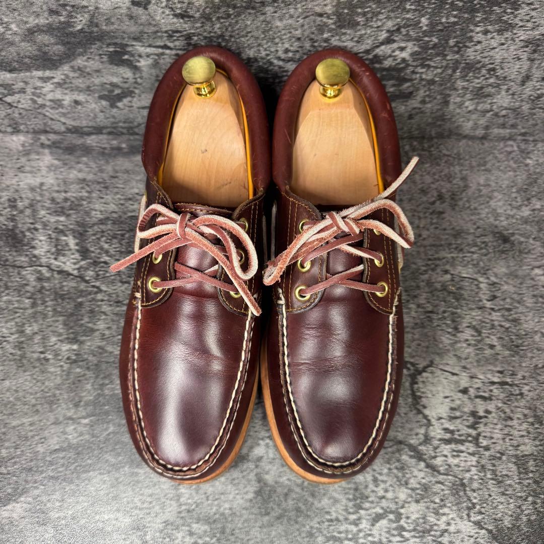 【美品】Timberland デッキシューズ 3Eye 25.5cm モカシン